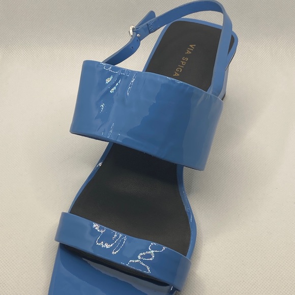 VIA SPIGA Women's Forte Block Leather sandal - Picture 4 of 6